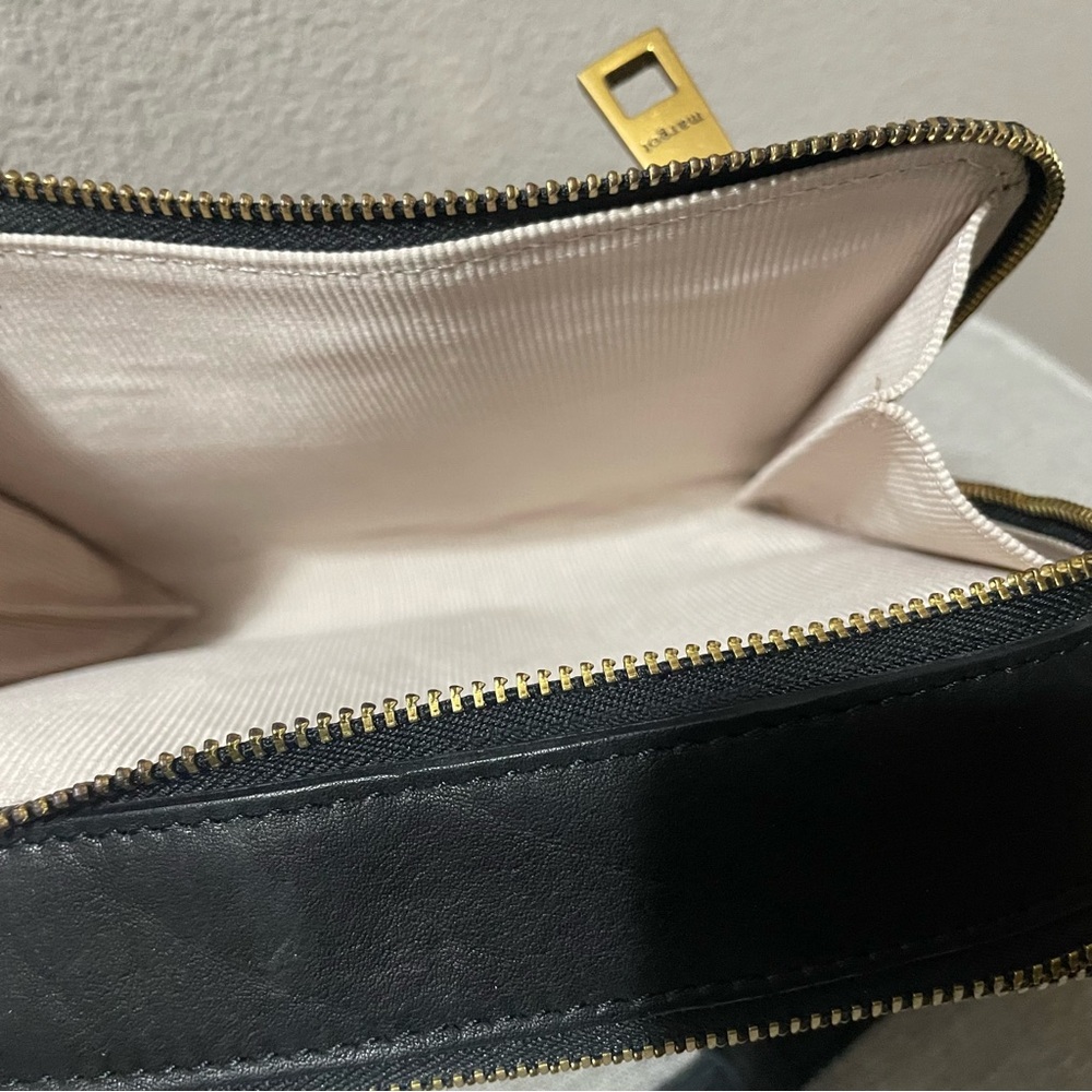 Margot Elena Genuine Leather Black Crossbody Bag - Picture 4 of 9